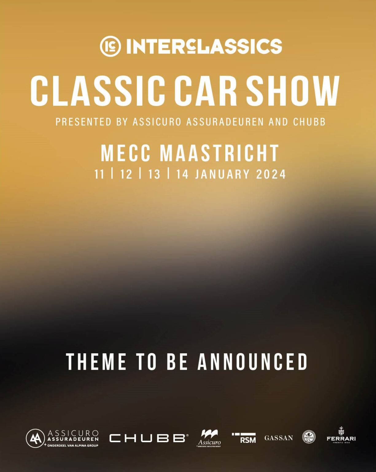 InterClassics Maastricht 11 t/m 14 januari 2024